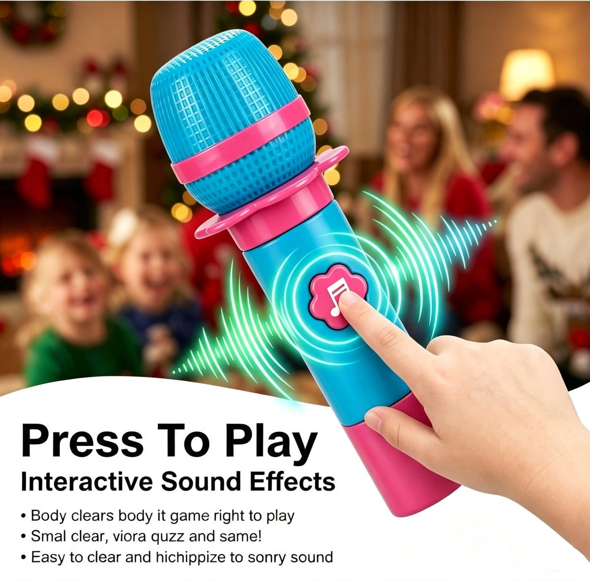 CEDQ Party Game-Ultimate Mic Karaoke Music Trivia Challenge for 2-10 Players New Music Version of Family Card Game 110 Lyric Cards Microphone&Games Board Perfect for Adults & Music Lovers Games Night