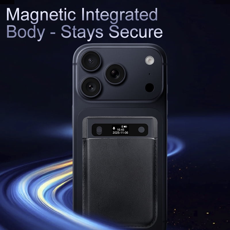 MUSICOZY AI Voice Recorder Note Voice Recorder Transcribe&Summarize AI Noise Cancellation Technology Supports 120 Languages 64GB Memory APP Control Audio Recorder for Lectures Meetings Call Dark Gray
