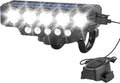 MUSICOZY 20000LM Super Bright Bike Headlight-Rechargeable Solar LED Cycling Lamp