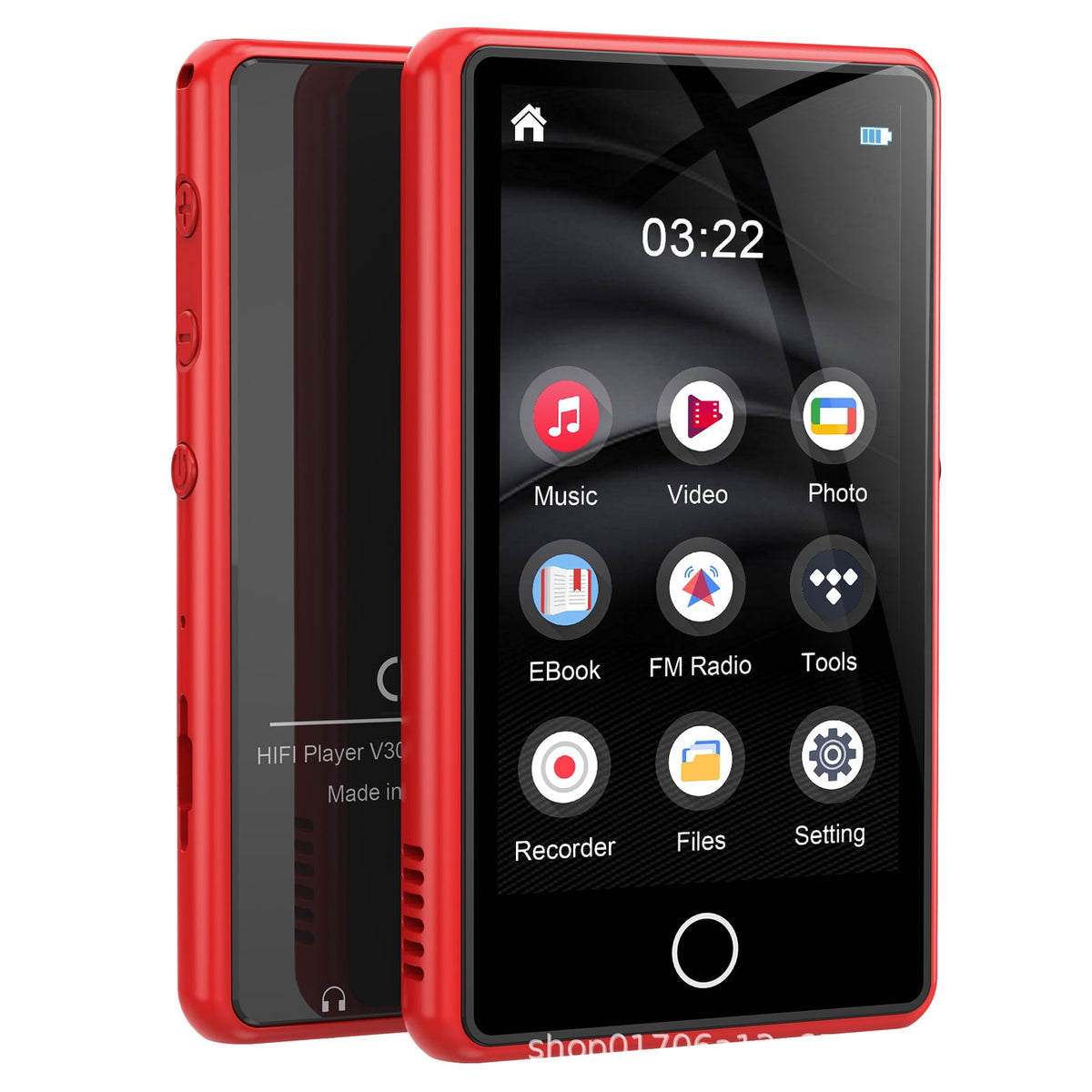 MUSICOZY 80GB MP3 Player with Bluetooth 3″Full Video Format Music Player Portable MP4 Media Player with Built-in Speaker FM Radio Video E-Book Recording for Students Sports. Expandable up to 512GB