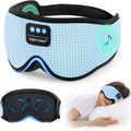 MUSICOZY White Noise Sleep Mask Headphones with 16 Soothing Sounds Bluetooth Sleep Mask 3D Wireless Music Sleeping Headphones for Side Sleeper Wireless Music Eye Mask with Timer Gifts for Men Women